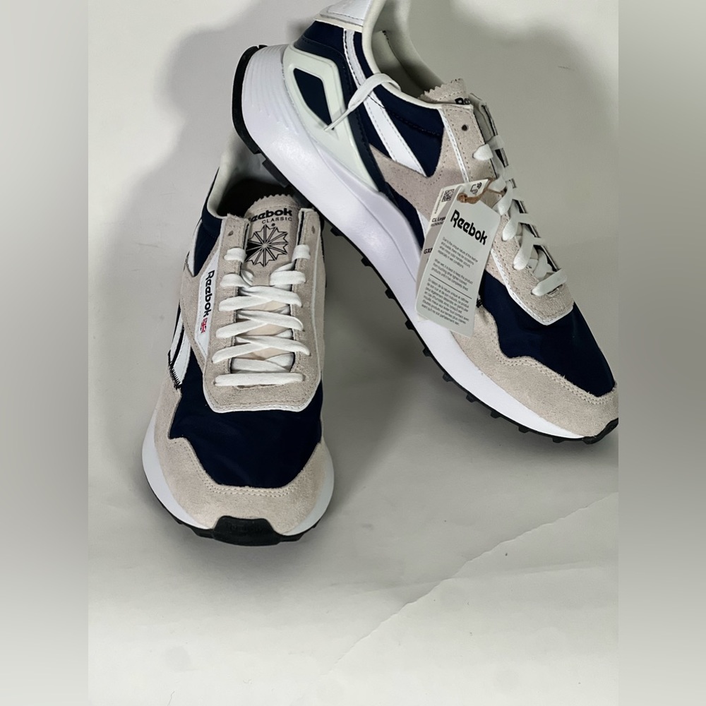 New REEBOK CL LEGACY AZ Vector Navy, Chalk & White